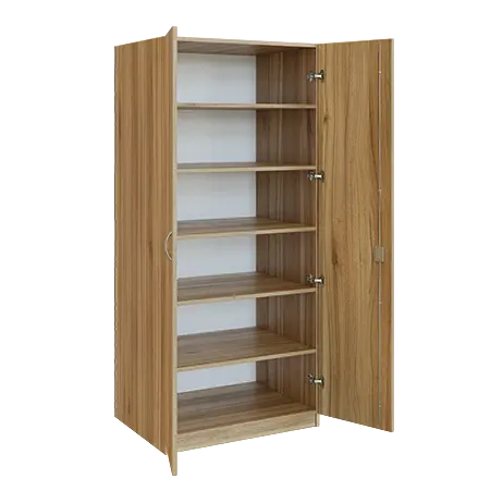 Q 25-80 skříň šatní, 2-dvéřová, 800x600x1800mm, ořech světlý