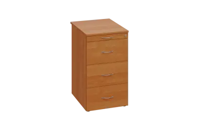 CKC 2 - 61 kontejner přístavný, 4-zásuvkový, deska 25 mm, centrální zámek, tužkovnice, olše jantar