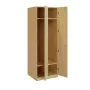 Q 221-60 skříň šatní, 2-dvéřová, 600x600x1800mm, javor horský