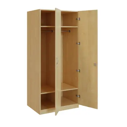 Q 221-80 skříň šatní, 2-dvéřová, 800x600x1800mm, javor horský