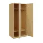 Q 221-80 skříň šatní, 2-dvéřová, 800x600x1800mm, javor horský