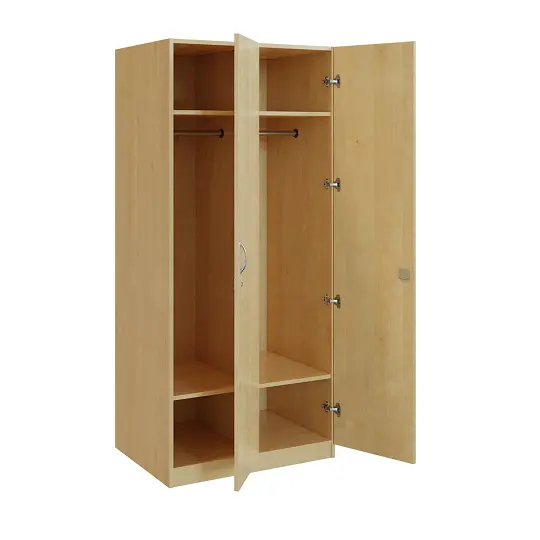 Q 221-80 skříň šatní, 2-dvéřová, 800x600x1800mm, javor horský