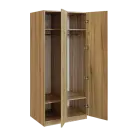 Q 221-80 skříň šatní, 2-dvéřová, 800x600x1800mm, ořech světlý
