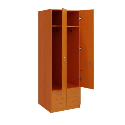 Q 222-60 skříň šatní, 2-dvéřová, 600x600x1800mm, třešeň šumavská