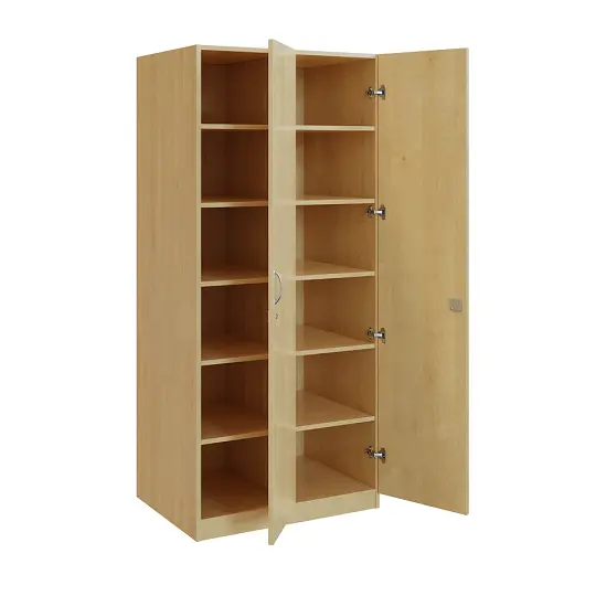 Q 224-80 skříň šatní, 2-dvéřová, 800x600x1800mm, javor horský