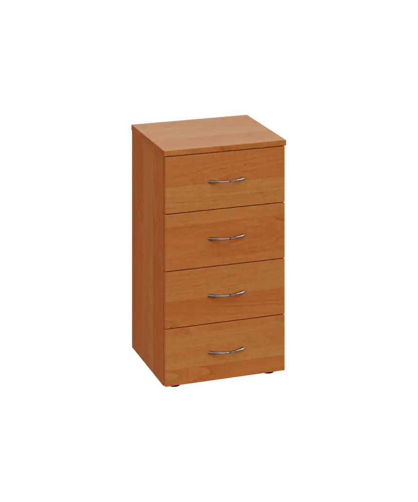 CN 2 - 44Z skříň, 4-zásuvková, 750x400x400, olše jantar