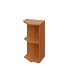 CZ 2 - 4 skříň rohová, levá, 750x400x400, olše jantar
