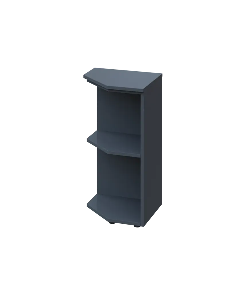 CZ 2 - 4 skříň rohová, levá, 750x400x400, antracit