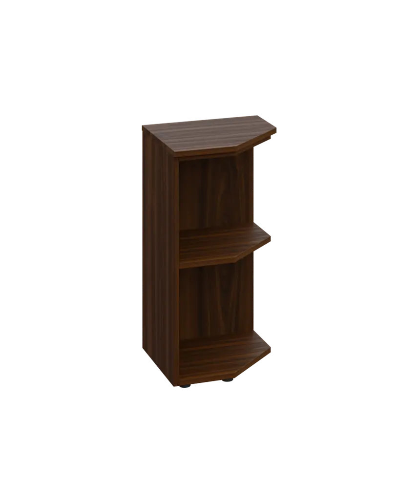 CZ 2 - 4 skříň rohová, pravá, 750x400x400, ořech královský