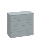 CN 2 - 84Z skříň, 4-zásuvková, 750x800x400, šedá