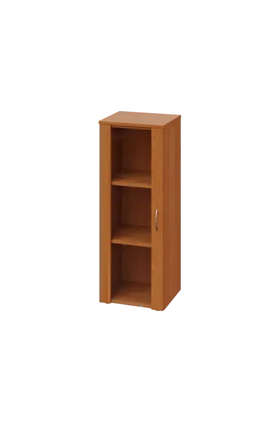 CN 3 - 4S skříň, 1-dveřová/prosklená, levá, 1100x400x400, olše jantar