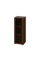 CN 3 - 4S skříň, 1-dveřová/prosklená, levá, 1100x400x400, ořech královský