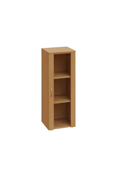 CN 3 - 4S skříň, 1-dveřová/prosklená, pravá, 1100x400x400, buk royal