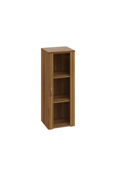 CN 3 - 4S skříň, 1-dveřová/prosklená, pravá, 1100x400x400, ořech světlý