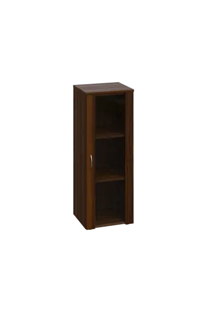 CN 3 - 4S skříň, 1-dveřová/prosklená, pravá, 1100x400x400, ořech královský