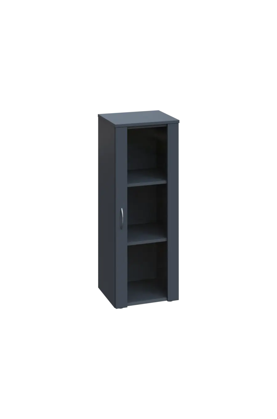 CN 3 - 4S skříň, 1-dveřová/prosklená, pravá, 1100x400x400, antracit