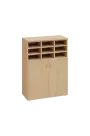 CRG - 3 skříň, 2-dveřová/registrační vložka, 1100x800x400, bříza světlá