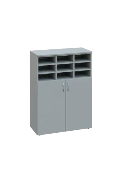 CRG - 3 skříň, 2-dveřová/registrační vložka, 1100x800x400, šedá