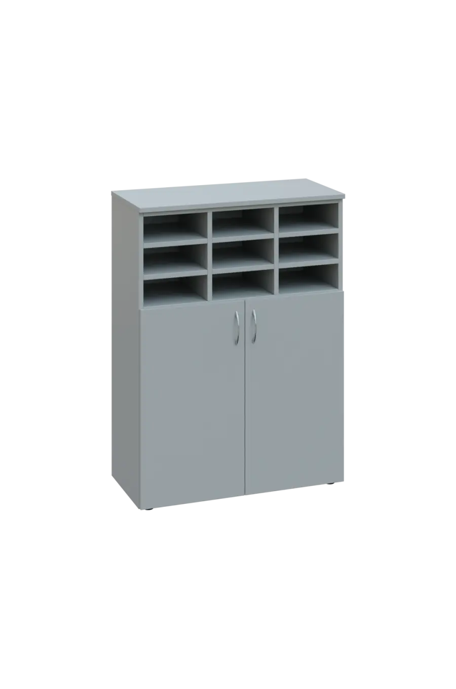 CRG - 3 skříň, 2-dveřová/registrační vložka, 1100x800x400, šedá