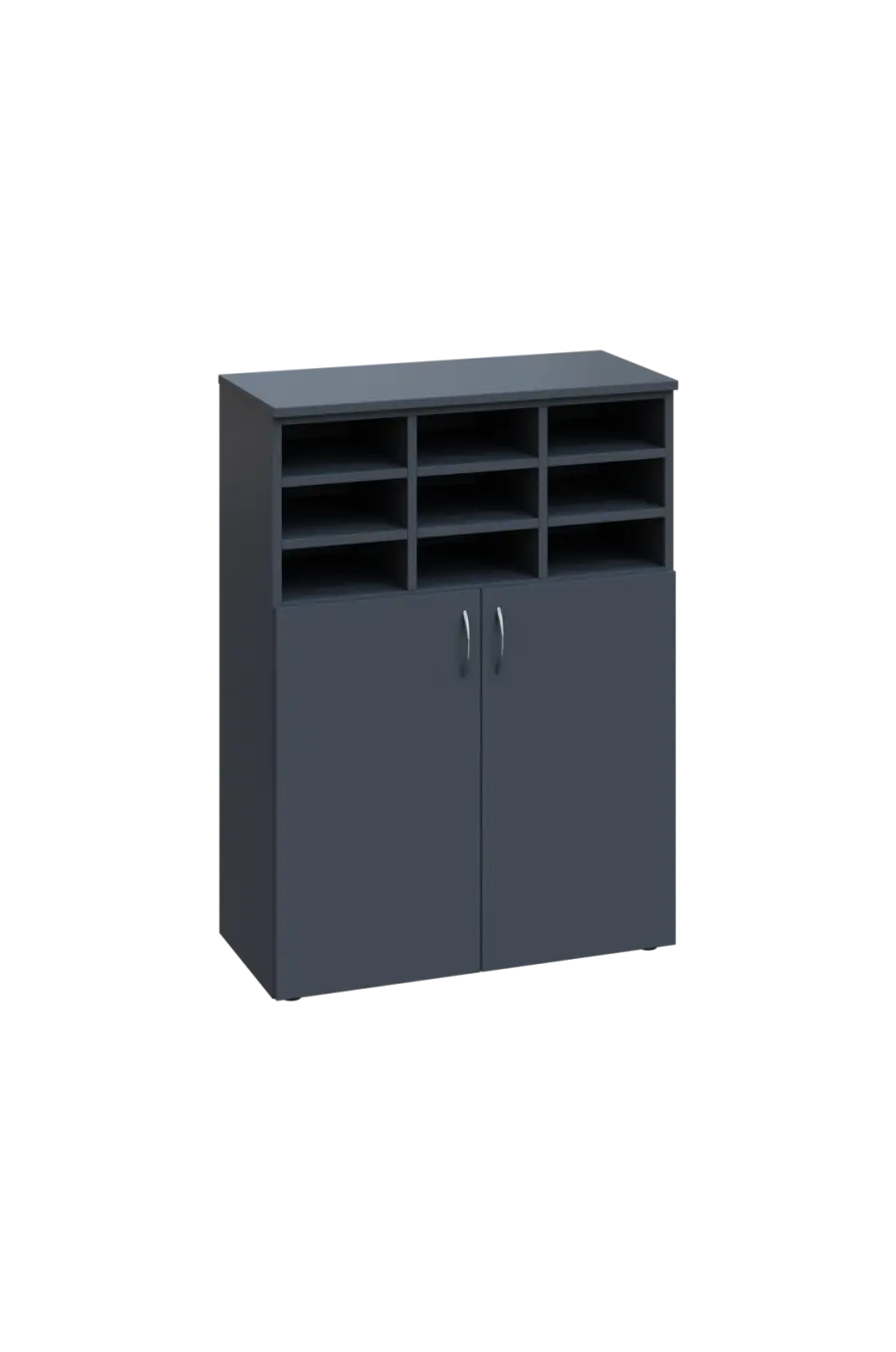 CRG - 3 skříň, 2-dveřová/registrační vložka, 1100x800x400, antracit