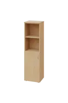 CN 4 - 4DN2 skříň, 1-dveřová/nika, levá, 1450x400x400, bříza světlá