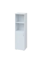 CN 4 - 4DN2 skříň, 1-dveřová/nika, levá, 1450x400x400, bílá