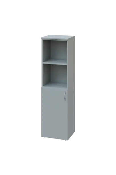 CN 4 - 4DN2 skříň, 1-dveřová/nika, levá, 1450x400x400, šedá