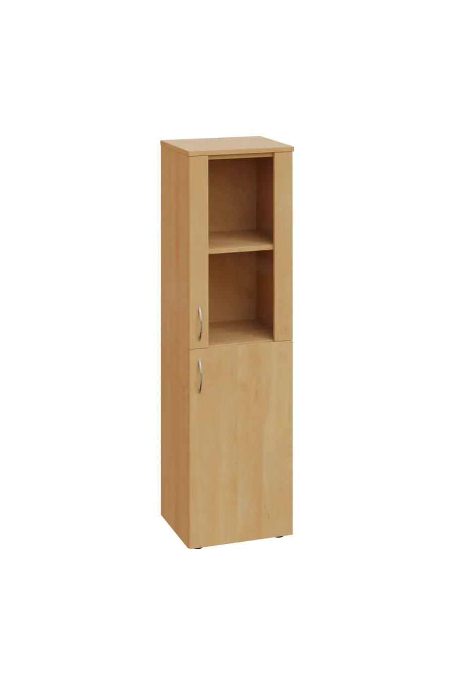 CN 4 - 4DS skříň, 1-dveřová/prosklená, pravá, 1450x400x400, javor horský