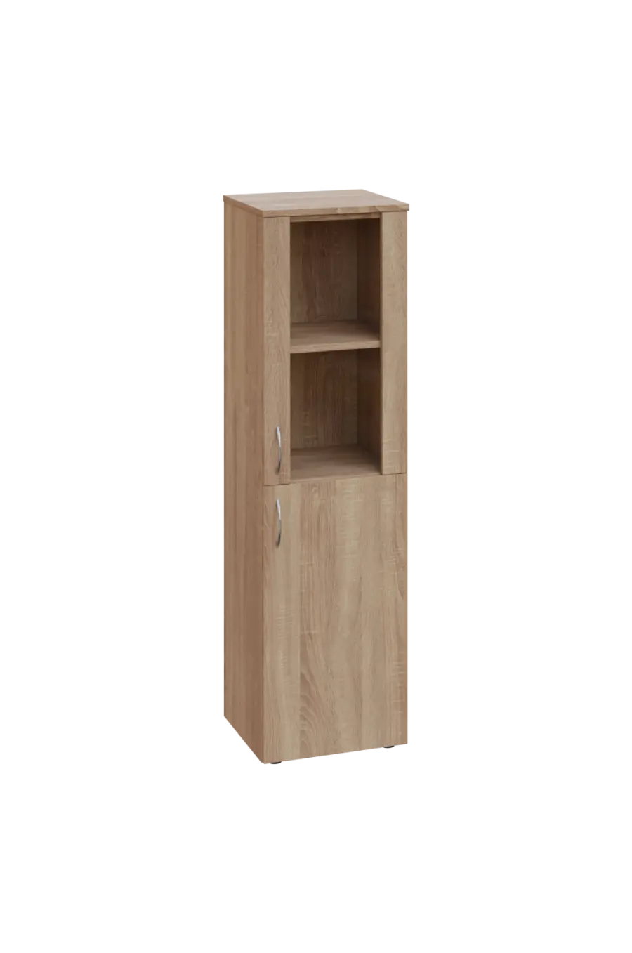 CN 4 - 4DS skříň, 1-dveřová/prosklená, pravá, 1450x400x400, dub bardolino