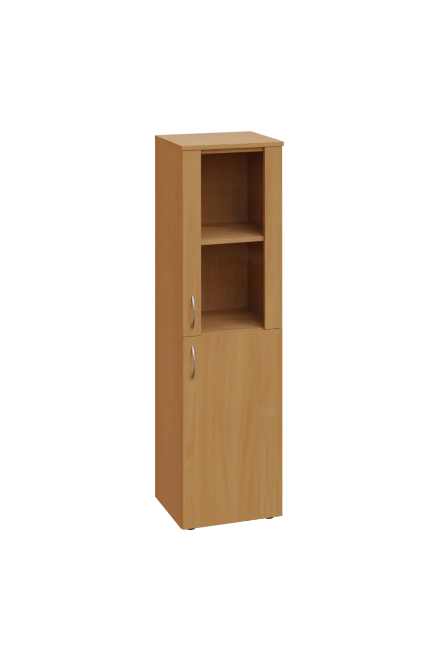 CN 4 - 4DS skříň, 1-dveřová/prosklená, pravá, 1450x400x400, buk royal