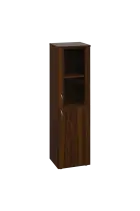 CN 4 - 4DS skříň, 1-dveřová/prosklená, pravá, 1450x400x400, ořech královský