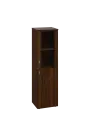 CN 4 - 4DS skříň, 1-dveřová/prosklená, pravá, 1450x400x400, ořech královský