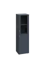 CN 4 - 4DS skříň, 1-dveřová/prosklená, pravá, 1450x400x400, antracit