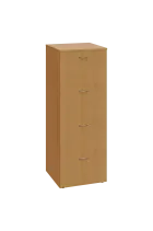 CKA - 44 kartotéka, 4-zásuvková, centrální zámek, 1450x430x580, buk royal