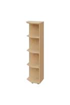 CZ 4 - 4 skříň, rohová, levá, 1450x400x400, bříza světlá