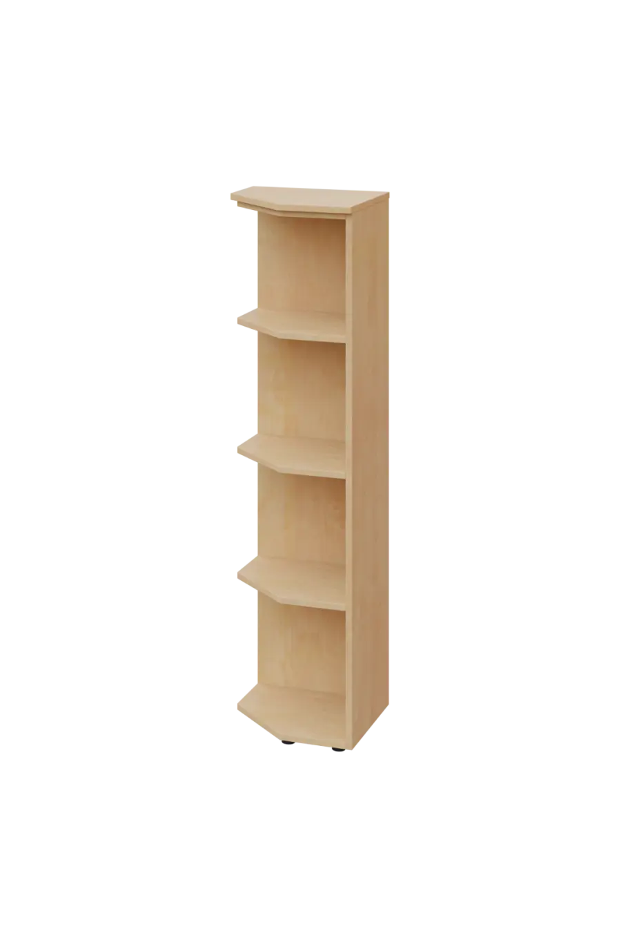 CZ 4 - 4 skříň, rohová, levá, 1450x400x400, bříza světlá