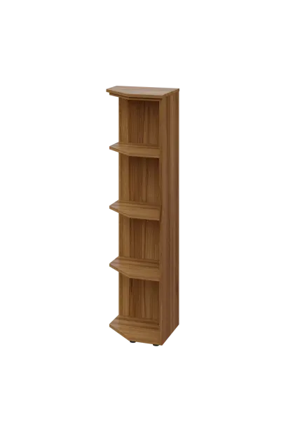 CZ 4 - 4 skříň, rohová, levá, 1450x400x400, ořech světlý