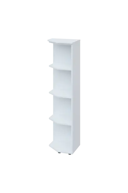 CZ 4 - 4 skříň, rohová, levá, 1450x400x400, bílá