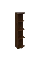 CZ 4 - 4 skříň, rohová, pravá, 1450x400x400, ořech královský