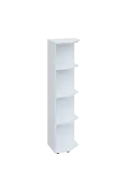 CZ 4 - 4 skříň, rohová, pravá, 1450x400x400, bílá