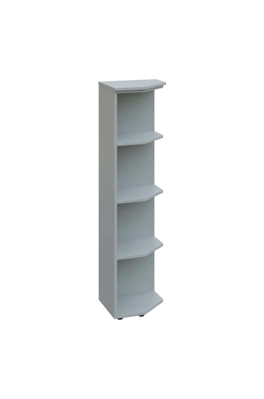 CZ 4 - 4 skříň, rohová, pravá, 1450x400x400, šedá