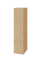 CST 4 - 41 šatní skříň, 1-dveřová, tyč, levá, 1450x400x600, bříza světlá