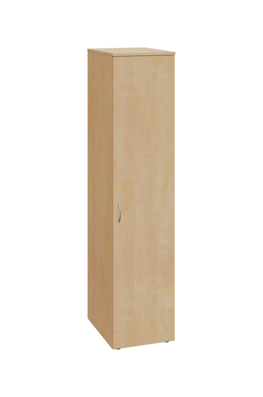 CST 4 - 41 šatní skříň, 1-dveřová, tyč, pravá, 1450x400x600, bříza světlá