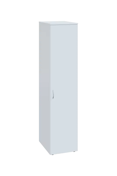 CST 4 - 41 šatní skříň, 1-dveřová, tyč, pravá, 1450x400x600, bílá