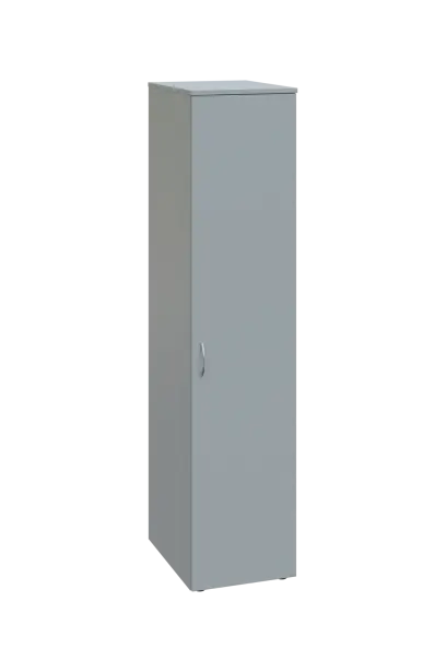 CST 4 - 41 šatní skříň, 1-dveřová, tyč, pravá, 1450x400x600, šedá