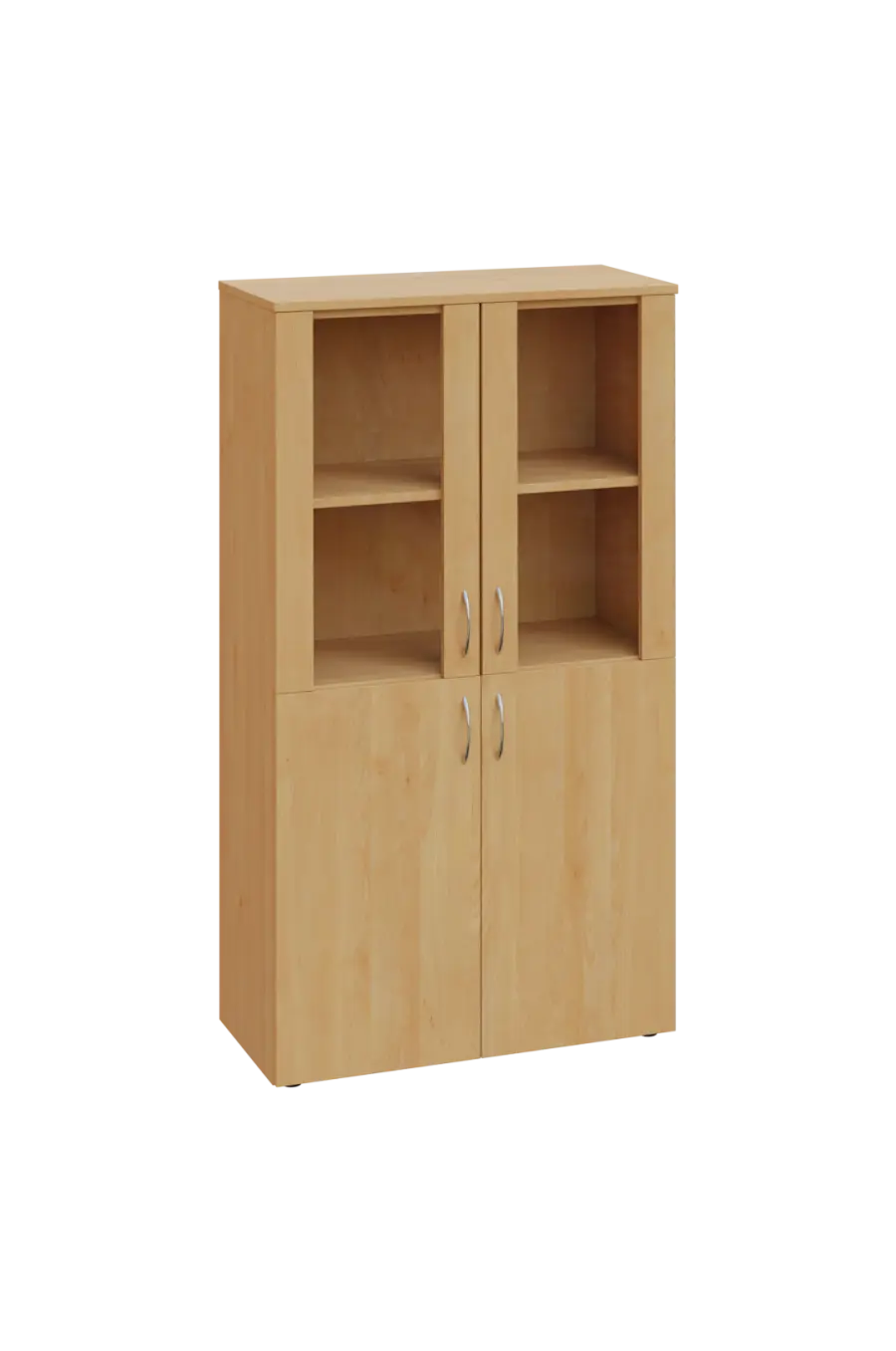 CN 4 - 8DS skříň, 4-dveřová/prosklená, 1450x800x400, javor horský