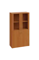 CN 4 - 8DS skříň, 4-dveřová/prosklená, 1450x800x400, olše jantar