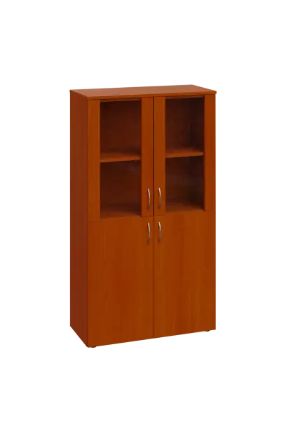 CN 4 - 8DS skříň, 4-dveřová/prosklená, 1450x800x400, třešeň šumavská