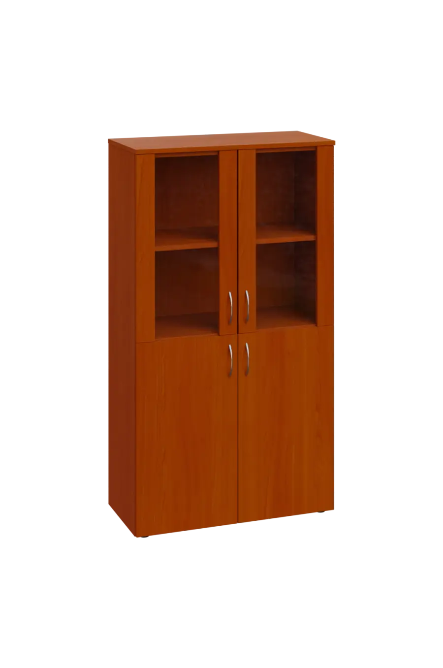 CN 4 - 8DS skříň, 4-dveřová/prosklená, 1450x800x400, třešeň šumavská