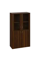 CN 4 - 8DS skříň, 4-dveřová/prosklená, 1450x800x400, ořech královský
